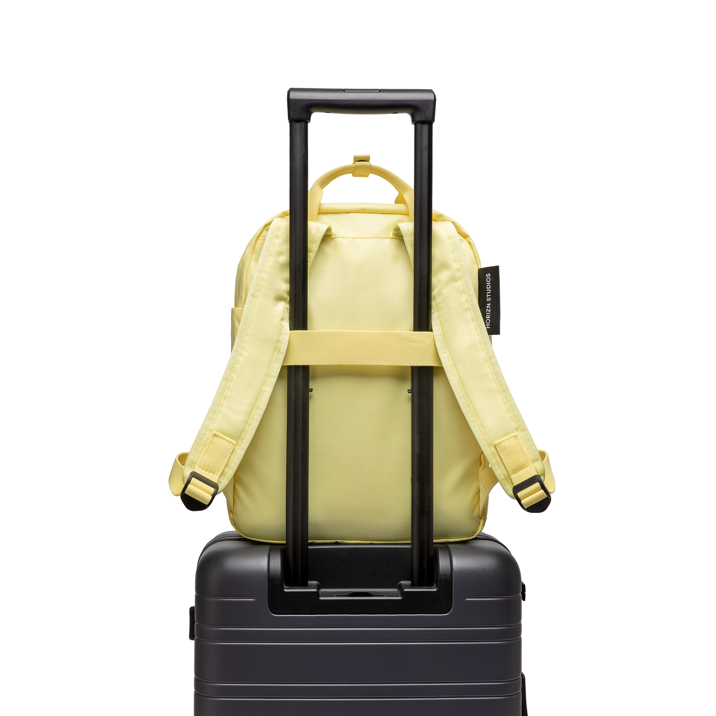Tragetasche Tasche Medium Glossy Lemon Trolley Rückseite - Wasserabweisend Funktional Stilvoll - Horizn Studios
