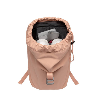 Chiado Rucksack Beige Rosa Open - Wasserabweisend Vegan Ergonomisch - Horizn Studios