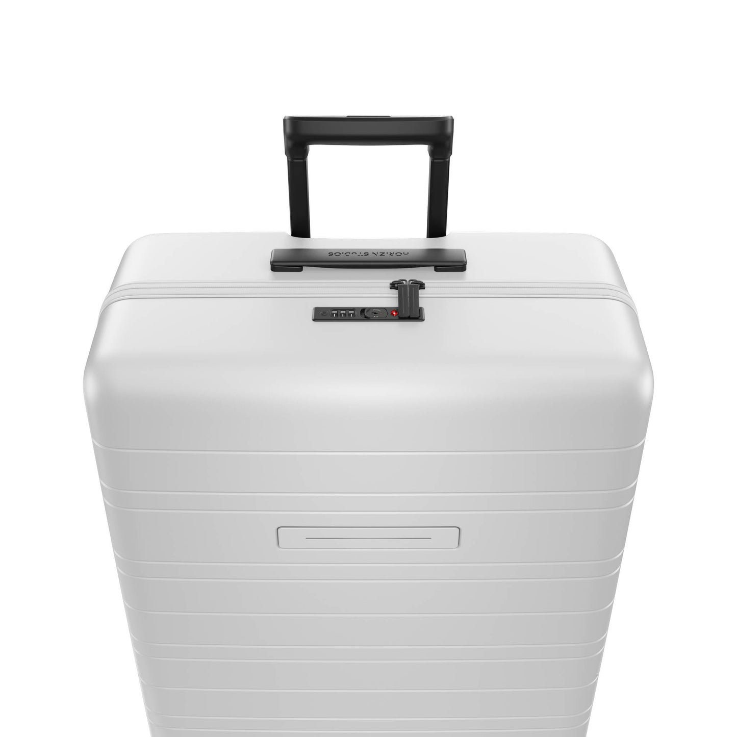 Koffer Air Series Light Quartz Grau Detail Lock Aab - Hartschale Polycarbonat Leicht Robust - Horizn Studios