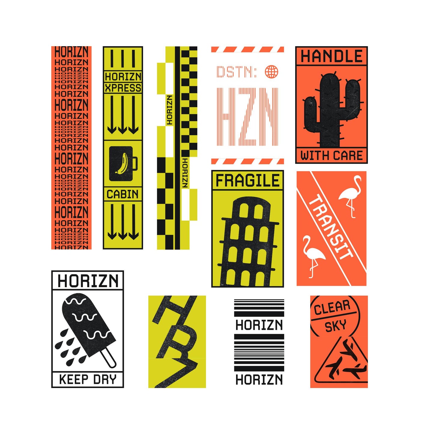 Neonstickers Assortment Aced - Horizn Studios