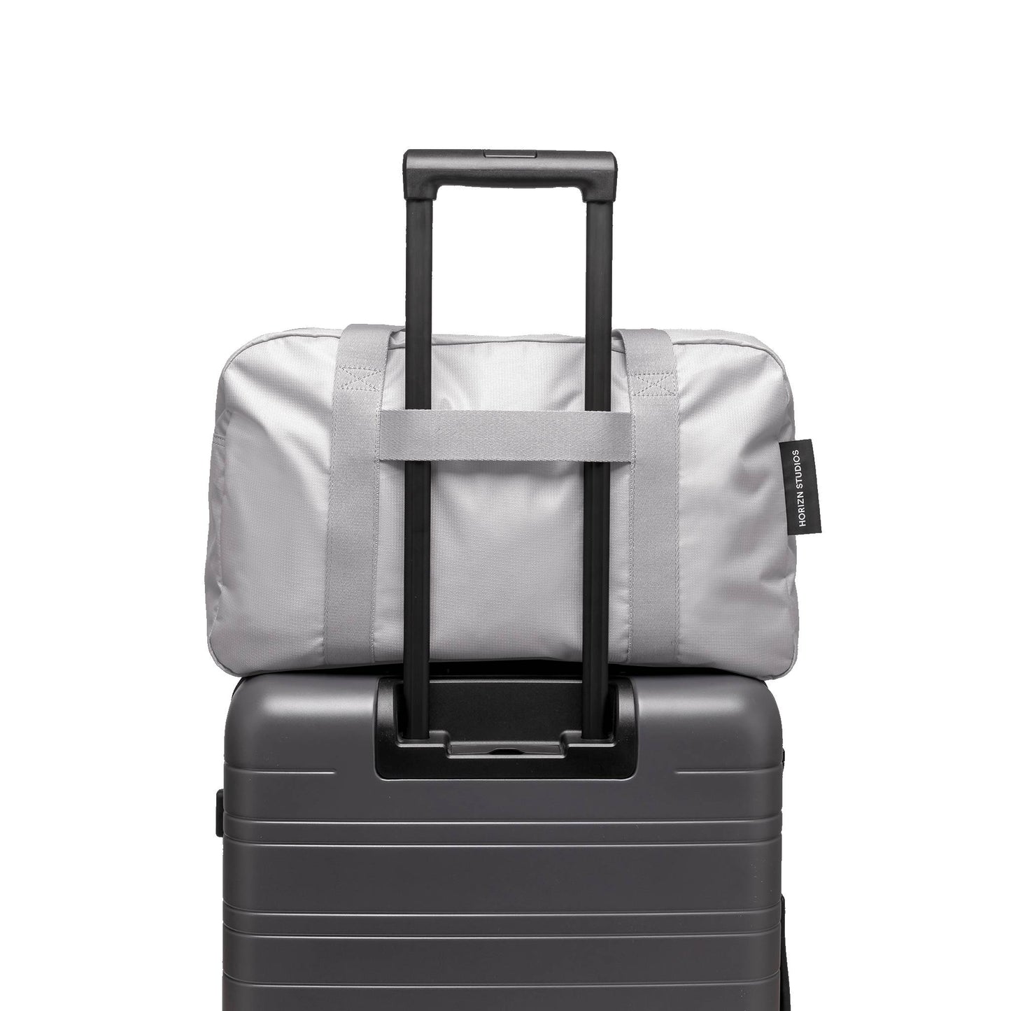 Shibuya Weekender Light Quartz Grau Trolley Rückseite Bfabfa - Horizn Studios
