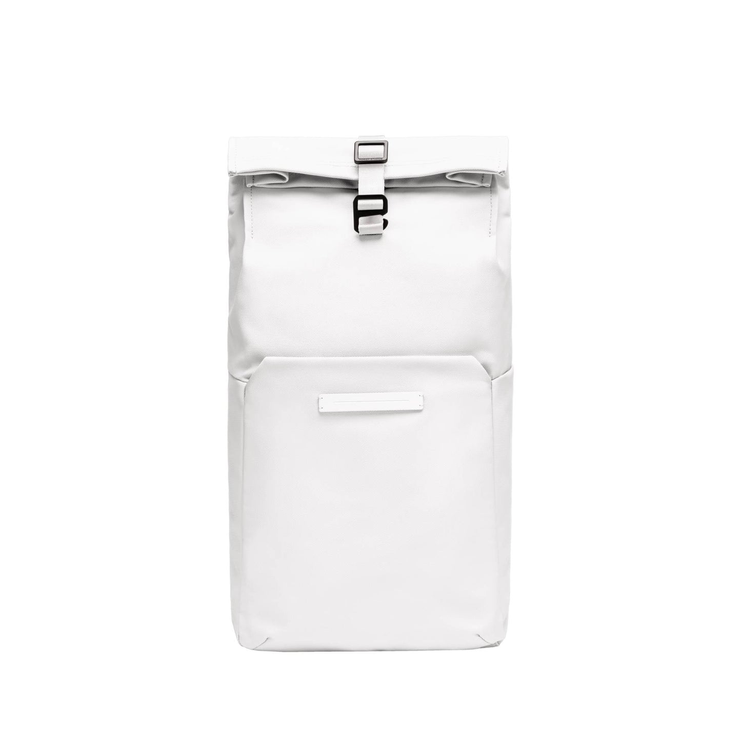 Sofo Rolltop Rucksack Rucksack Rucksack All Weiß Vorderseite Erweitert - Wasserabweisend Vegan Ergonomisch - Horizn Studios