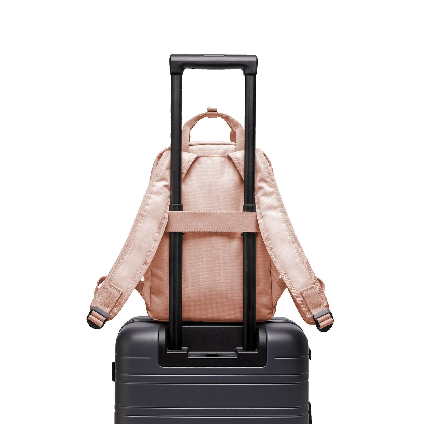 Tragetasche Tasche Small Beige Rosa Trolley Rückseite - Wasserabweisend Funktional Stilvoll - Horizn Studios